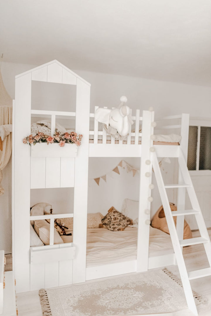 pat etajat din lemn pentru copii kindertain